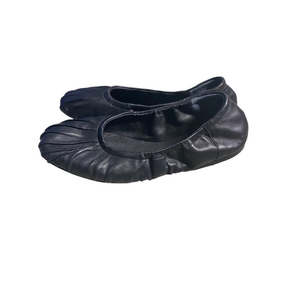 Free People Cara Ballet flat black leather flat size 8 - Picture 4 of 7